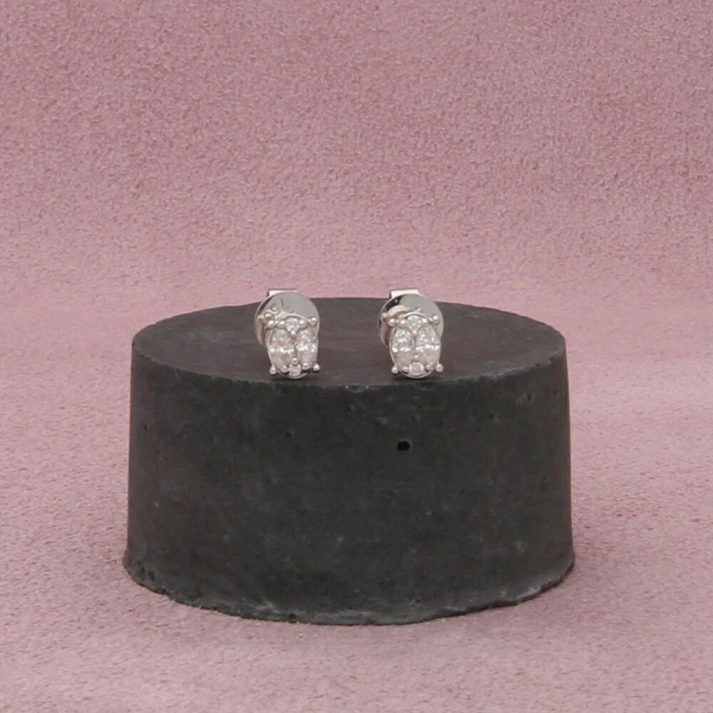 bony levy 18k white gold 0.23 ct diamond mika stud earrings